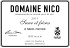 Domaine Nico Le Paradis Pinot Noir 2016  Front Label