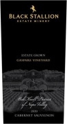 Black Stallion Winery Gaspare Vineyard Cabernet Sauvignon 2020  Front Label
