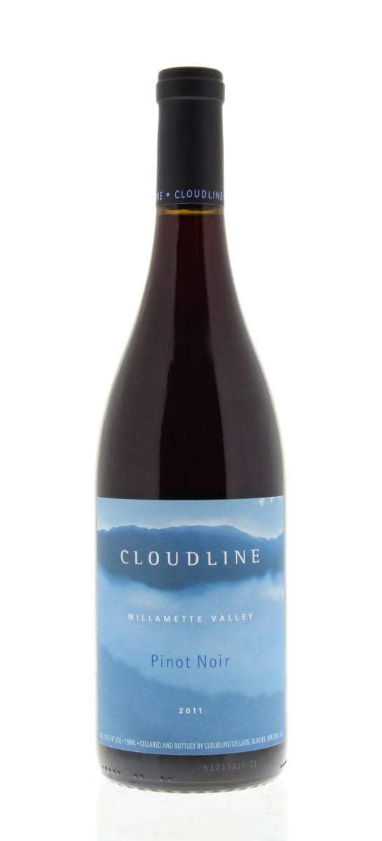 Cloudline Pinot Noir 2011 Front Bottle Shot